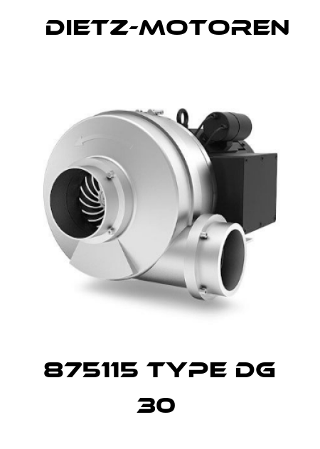 875115 TYPE DG 30  Dietz-Motoren