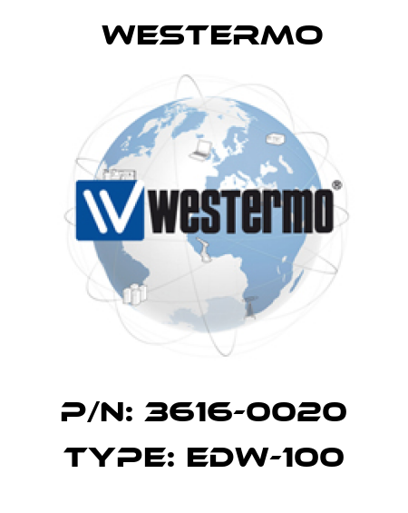 P/N: 3616-0020 Type: EDW-100 Westermo