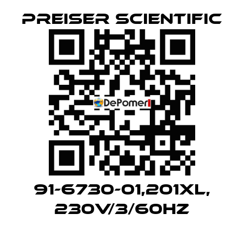 91-6730-01,201XL, 230V/3/60HZ Preiser Scientific