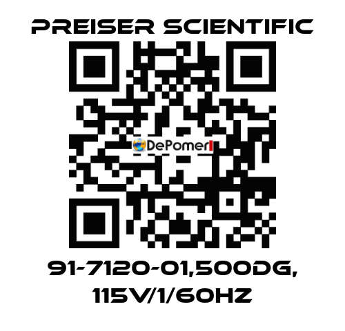 91-7120-01,500DG, 115V/1/60HZ Preiser Scientific