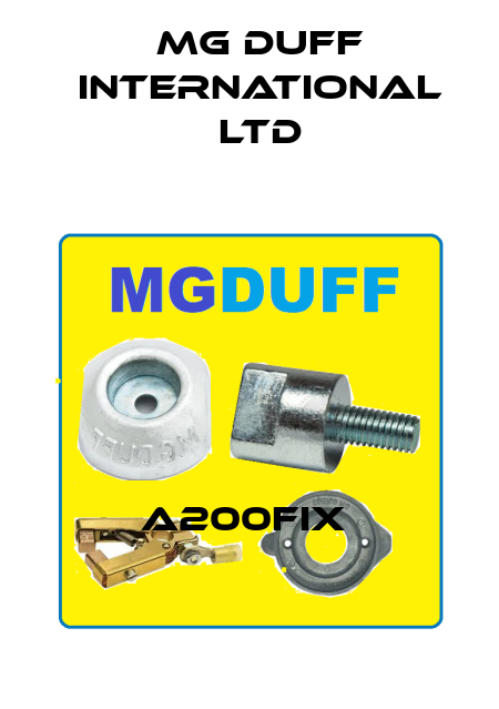 A200FIX  MG DUFF INTERNATIONAL LTD