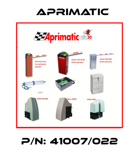 P/N: 41007/022 Aprimatic