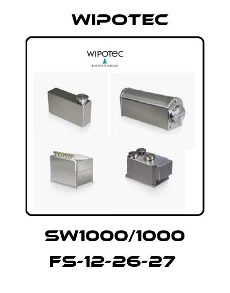 SW1000/1000 FS-12-26-27  Wipotec
