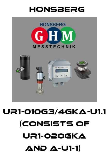 UR1-010G3/4GKA-U1.1 (consists of UR1-020GKA and A-U1-1)  Honsberg