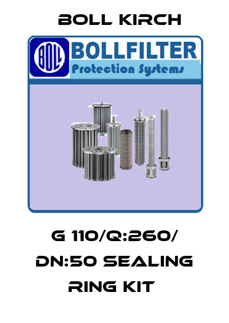 G 110/Q:260/ DN:50 Sealing ring kit  Boll Kirch