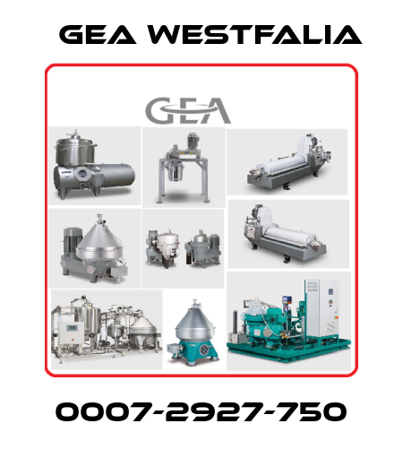 0007-2927-750 Gea Westfalia