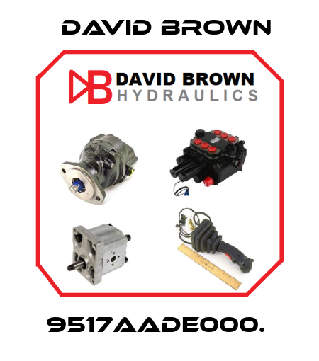 9517AADE000.  David Brown
