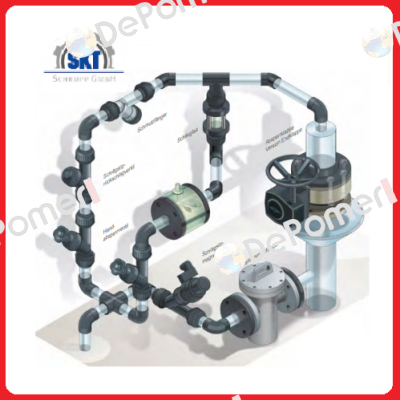 Wear parts set for pressure control valve DN 8 Schrupp