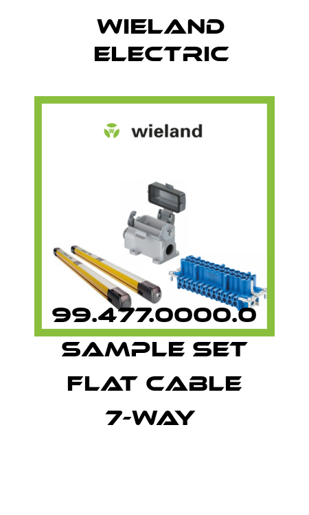 99.477.0000.0 SAMPLE SET FLAT CABLE 7-WAY  Wieland Electric