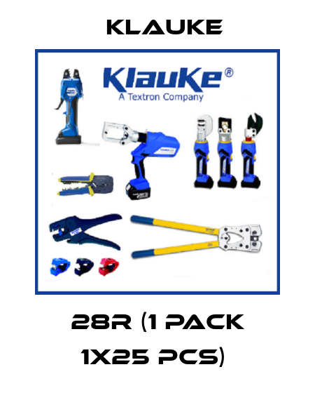 28R (1 pack 1x25 pcs)  Klauke