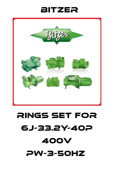Rings Set for 6J-33.2Y-40P 400V PW-3-50Hz  Bitzer
