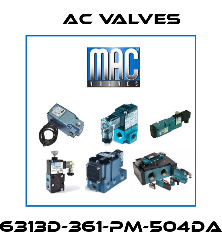 6313D-361-PM-504DA МAC Valves