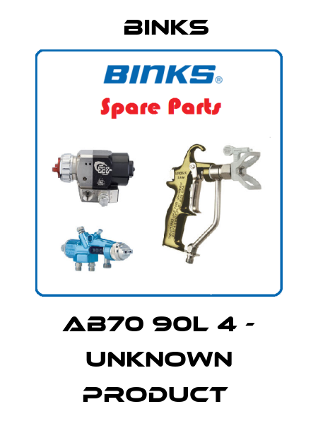 AB70 90L 4 - unknown product  Binks