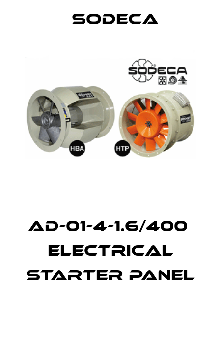 AD-01-4-1.6/400  ELECTRICAL STARTER PANEL  Sodeca