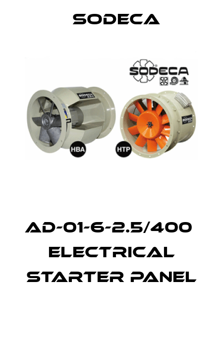 AD-01-6-2.5/400  ELECTRICAL STARTER PANEL  Sodeca