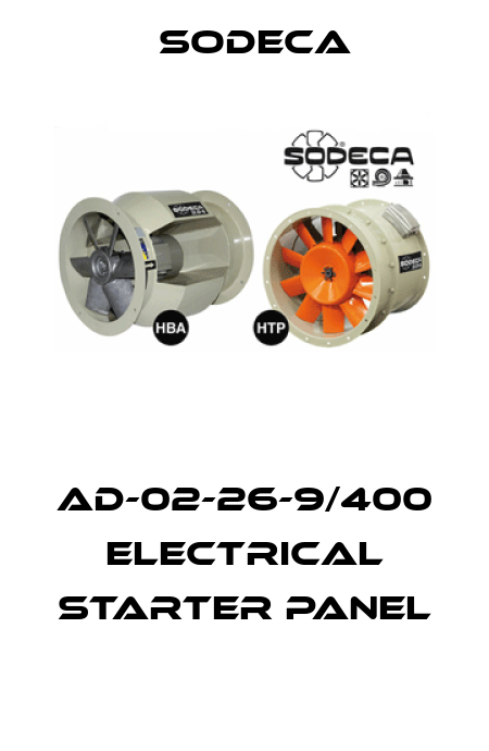 AD-02-26-9/400  ELECTRICAL STARTER PANEL  Sodeca