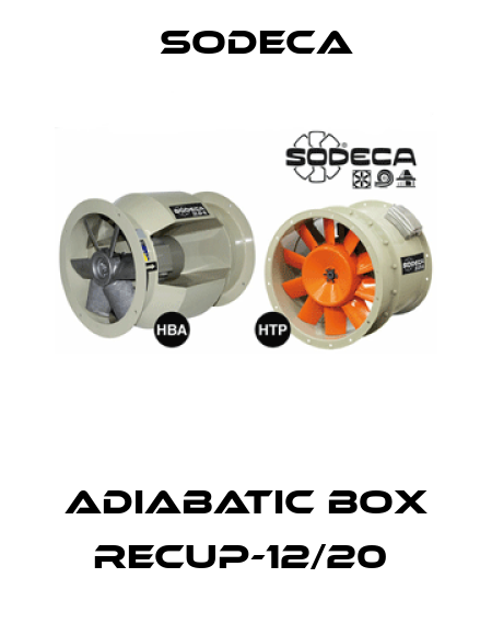 ADIABATIC BOX RECUP-12/20  Sodeca