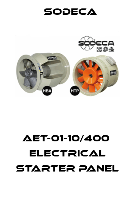 AET-01-10/400  ELECTRICAL STARTER PANEL  Sodeca