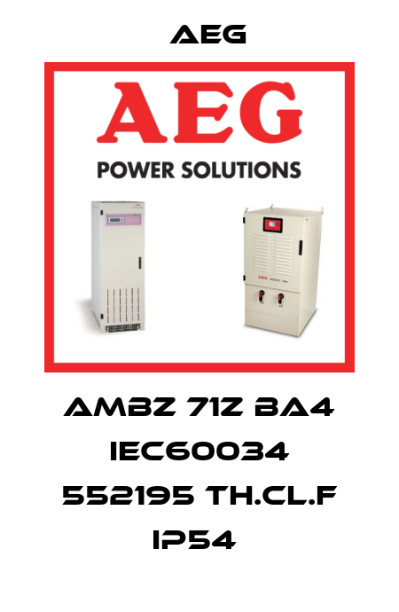 AMBZ 71Z BA4 IEC60034 552195 TH.CL.F IP54  AEG