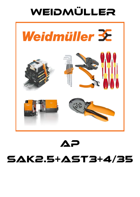 AP SAK2.5+AST3+4/35  Weidmüller