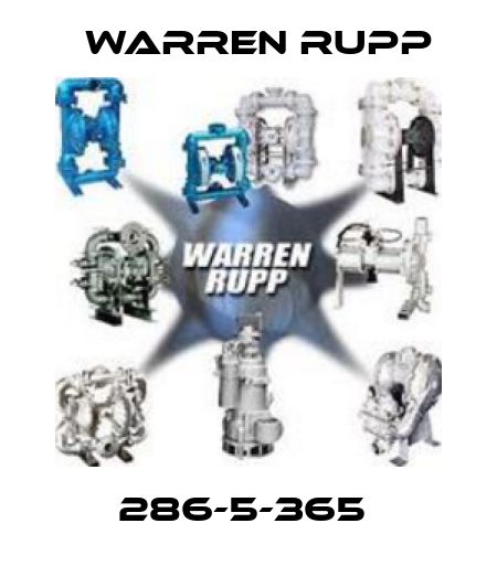 286-5-365  Warren Rupp