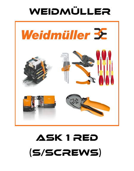 ASK 1 RED (S/SCREWS)  Weidmüller