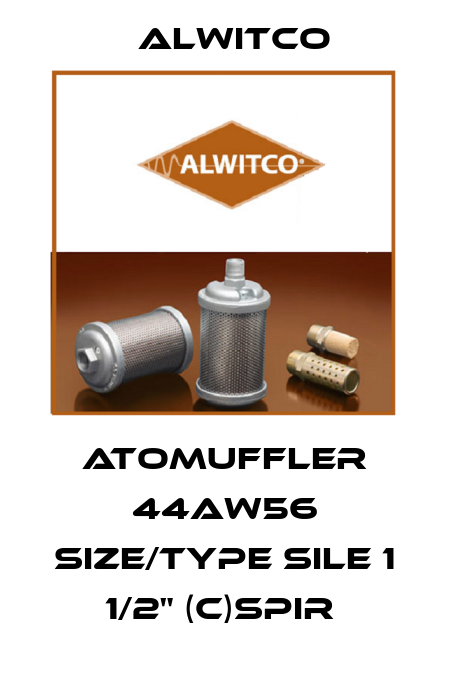 ATOMUFFLER 44AW56 SIZE/TYPE SILE 1 1/2" (C)SPIR  Alwitco