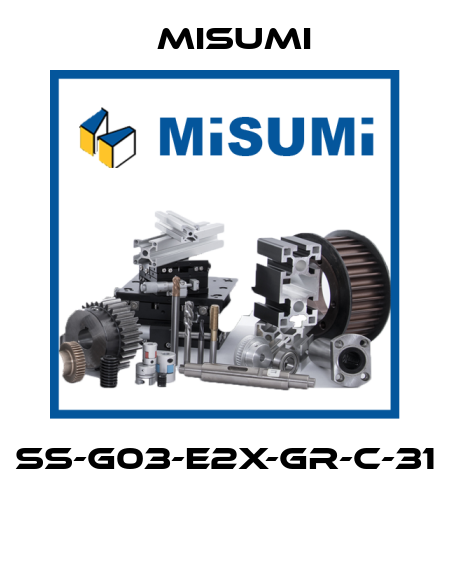 SS-G03-E2X-GR-C-31  Misumi