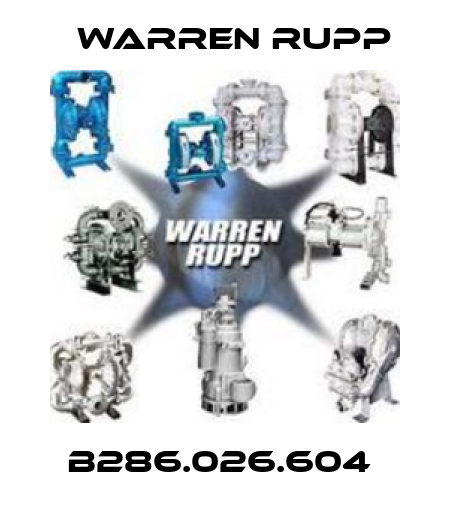 B286.026.604  Warren Rupp