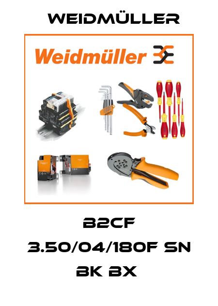 B2CF 3.50/04/180F SN BK BX  Weidmüller