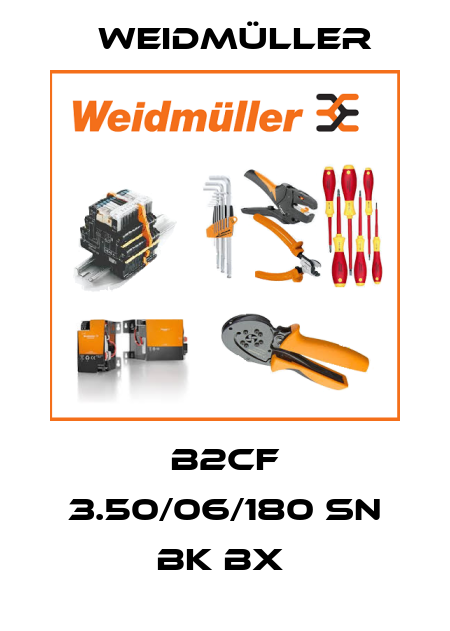 B2CF 3.50/06/180 SN BK BX  Weidmüller