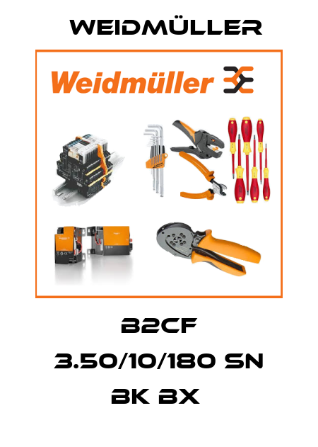 B2CF 3.50/10/180 SN BK BX  Weidmüller