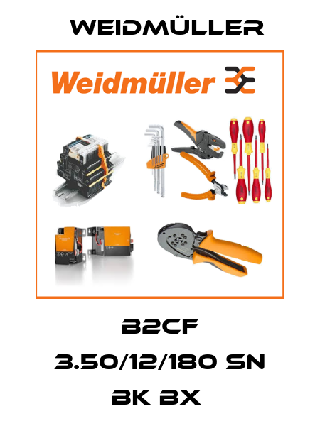 B2CF 3.50/12/180 SN BK BX  Weidmüller