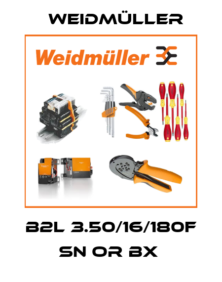 B2L 3.50/16/180F SN OR BX  Weidmüller