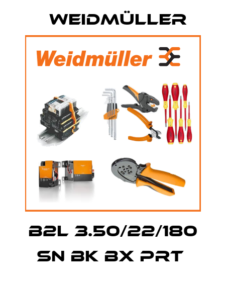 B2L 3.50/22/180 SN BK BX PRT  Weidmüller