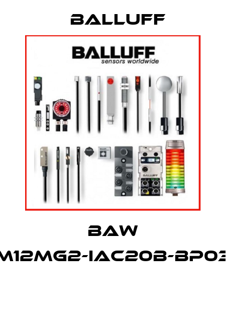 BAW M12MG2-IAC20B-BP03  Balluff