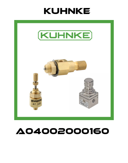 A04002000160   Kuhnke