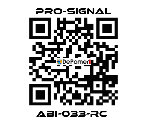 ABI-033-RC  pro-signal