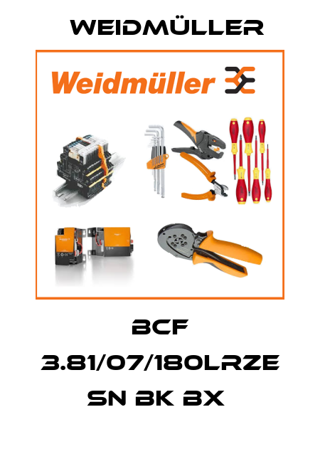 BCF 3.81/07/180LRZE SN BK BX  Weidmüller