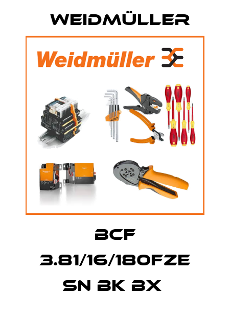 BCF 3.81/16/180FZE SN BK BX  Weidmüller