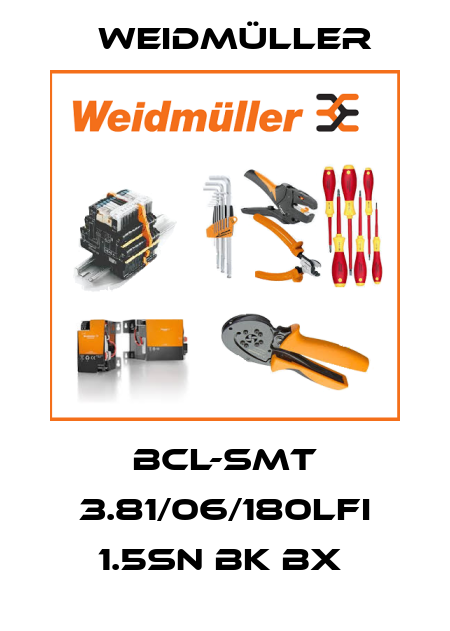 BCL-SMT 3.81/06/180LFI 1.5SN BK BX  Weidmüller