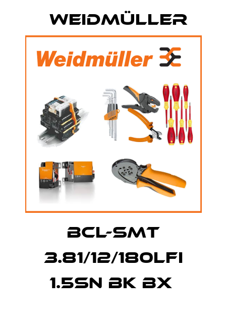 BCL-SMT 3.81/12/180LFI 1.5SN BK BX  Weidmüller
