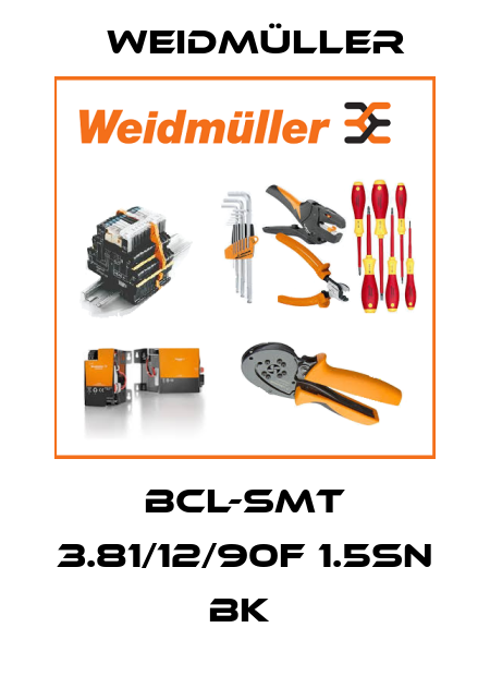 BCL-SMT 3.81/12/90F 1.5SN BK  Weidmüller