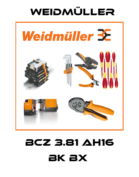 BCZ 3.81 AH16 BK BX  Weidmüller