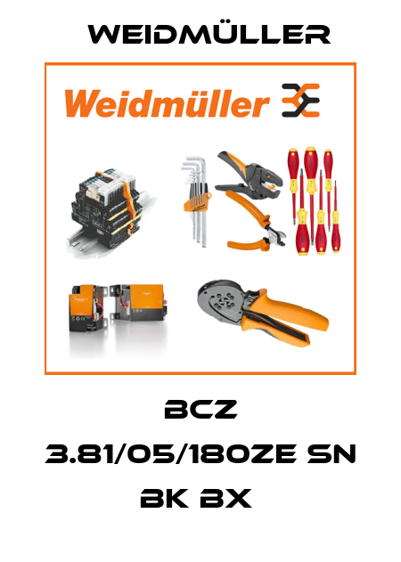 BCZ 3.81/05/180ZE SN BK BX  Weidmüller