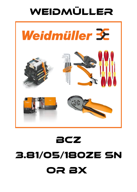 BCZ 3.81/05/180ZE SN OR BX  Weidmüller