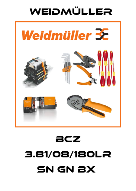 BCZ 3.81/08/180LR SN GN BX  Weidmüller