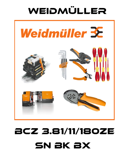 BCZ 3.81/11/180ZE SN BK BX  Weidmüller