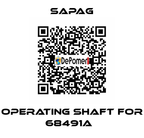 Operating shaft for 68491A   Sapag