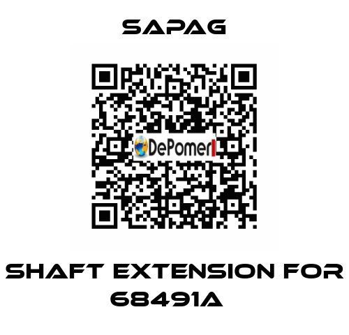 Shaft extension for 68491A   Sapag